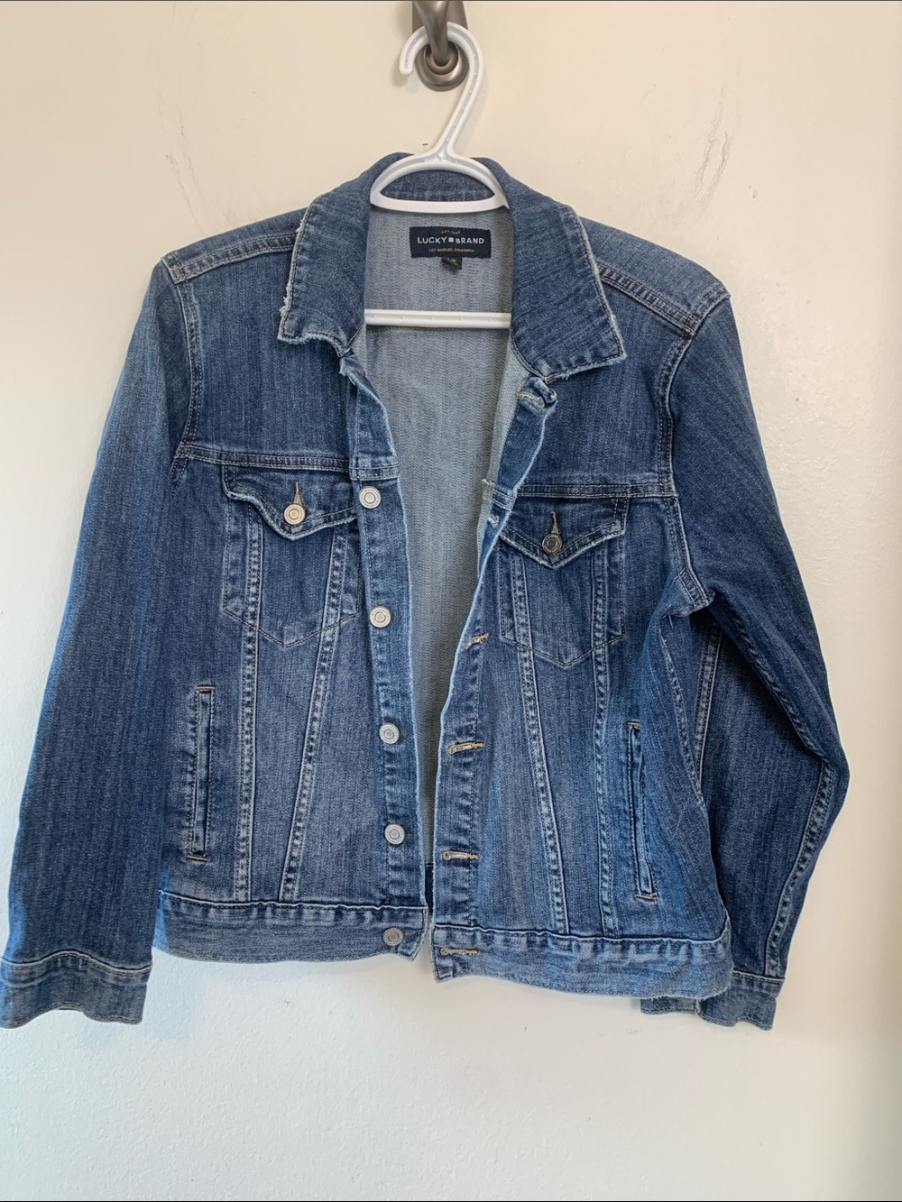 Lucky Brand Blue Denim Trucker Jean Jacket
